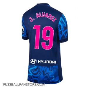 Atletico Madrid Julian Alvarez #19 Replik 3rd trikot Damen 2024-25 Kurzarm